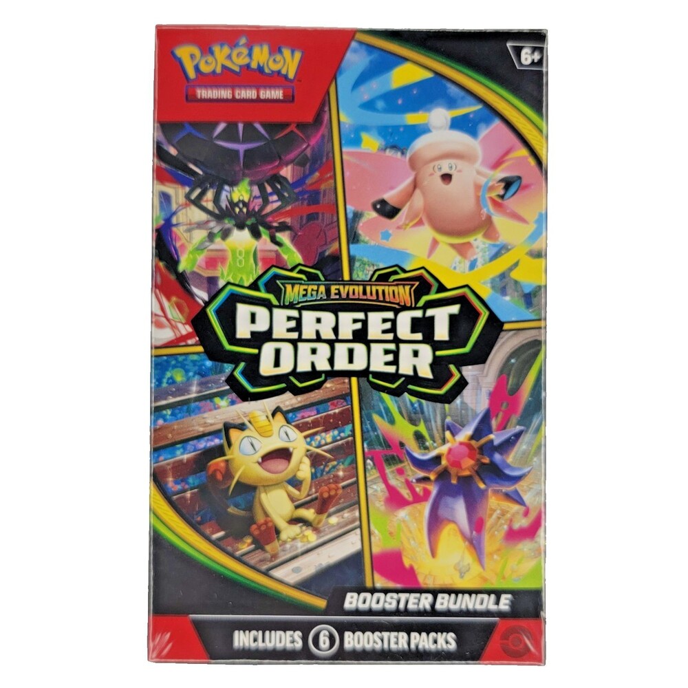 Pokemon TCG Mega Evolution Perfect Order Booster Bundles New Sealed 6  Packs